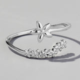 925 Sterling Silver Flower Ring