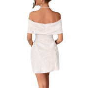 Elegant style bow tie short skirt dress