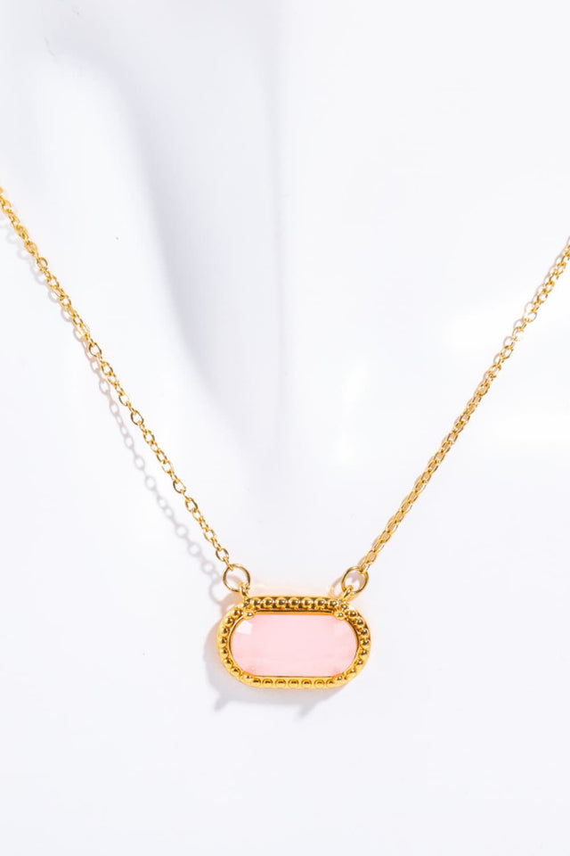 Copper 14K Gold-Plated Pendant Necklace