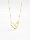 925 Sterling Silver Heart Pendant Necklace