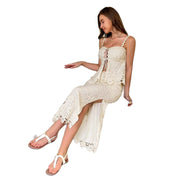 Casual style chest wrapped dress for women