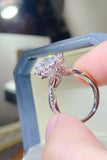 2 Carat Moissanite 925 Sterling Silver Ring