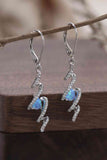 Twisted Opal Drop Earrings