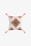 Geometric Graphic Tassel Decorative Throw Pillow Case