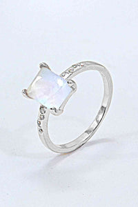 Square Moonstone Ring