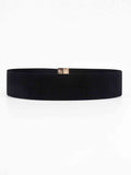 Alloy Buckle Elastic Belt