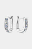 Sparkling 1 Carat 925 Moissanite Sterling Silver Earrings