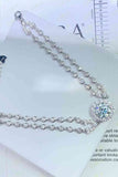 luxurious 2 Carat Moissanite Double-Layered Bracelet