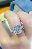 Exquisite 5 Carat Moissanite 925 Sterling Silver Ring