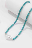 Turquoise & Pearl Necklace