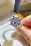 Exquisite 5 Carat Moissanite 925 Sterling Silver Ring