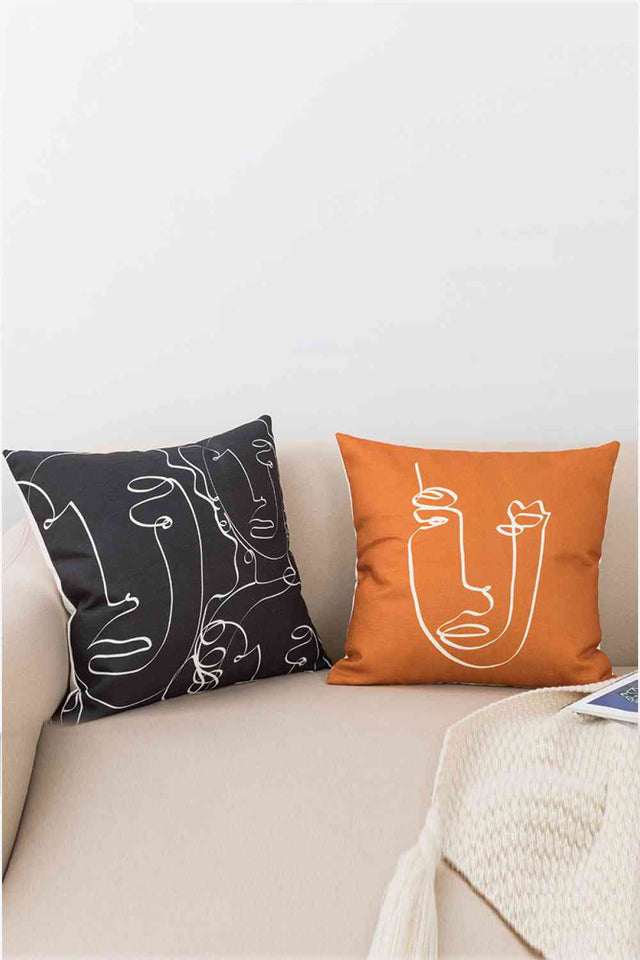 2-Pack Decorative Throw Pillow Cases