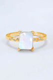 Square Moonstone Ring