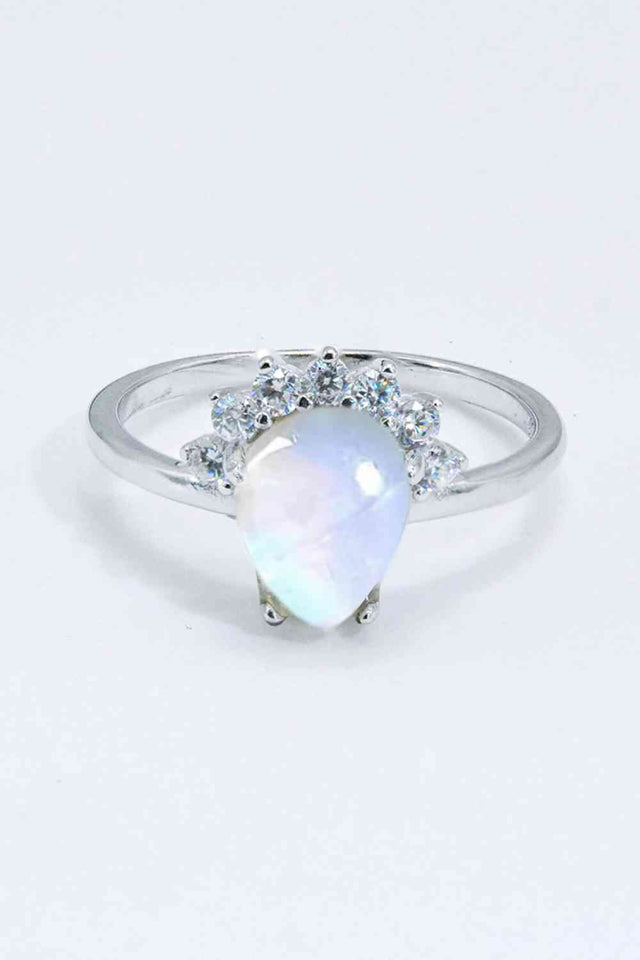 925 Sterling Silver Moonstone Ring