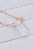 Natural Moonstone Chain-Link Necklace