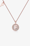 Moissanite A to J Pendant Necklace