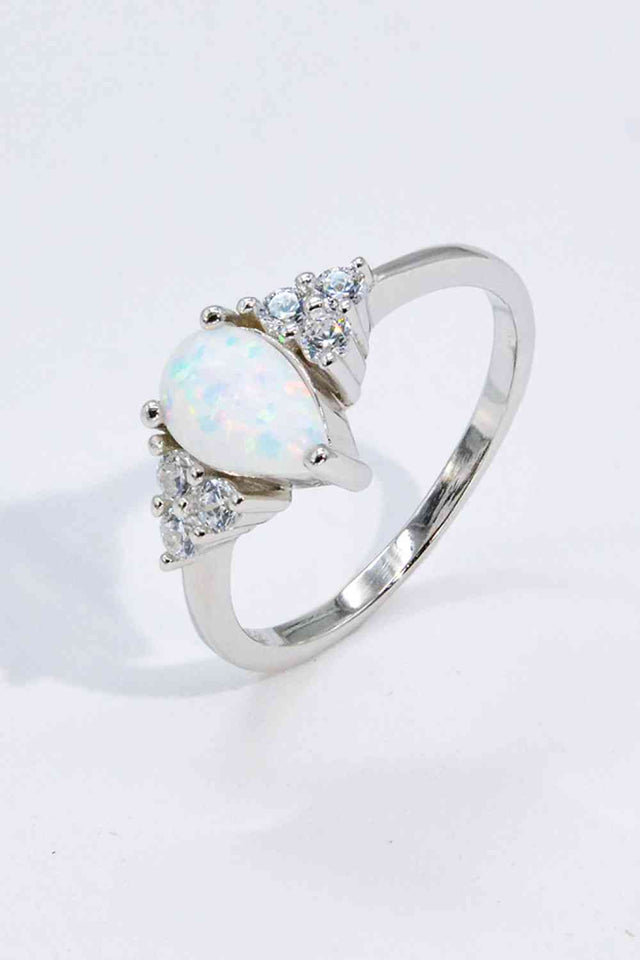 Limitless Love Opal and Zircon Ring