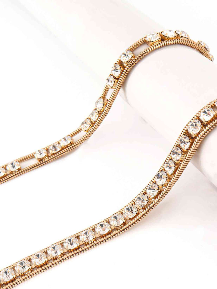 Rhinestone Metal Belt