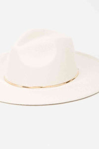 Fame Slice of Chic Herringbone Chain Fedora