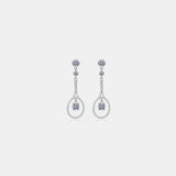 1 Carat Moissanite 925 Sterling Silver Drop Earrings | Stunning CZ Jewelry