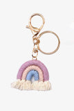 Assorted 4-Pack Rainbow Fringe Keychain