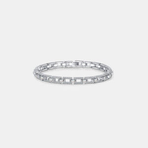 3.2 Carat Moissanite 925 Sterling Silver Bracelet