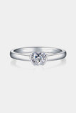 Moissanite 925 Sterling Silver Solitaire Ring