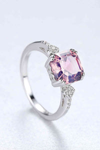 Morganite 925 Sterling Silver Ring