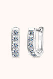 Sparkling 1 Carat 925 Moissanite Sterling Silver Earrings