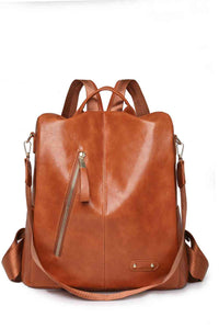 Zipper Pocket Backpack