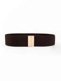 Alloy Buckle Elastic Belt