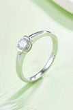 Moissanite 925 Sterling Silver Solitaire Ring