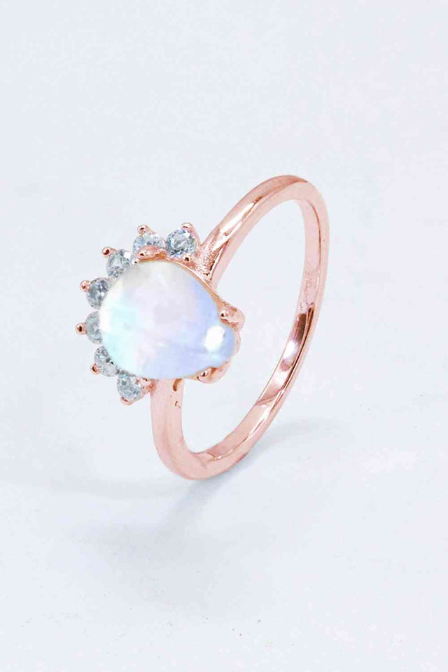 925 Sterling Silver Moonstone Ring