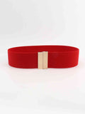 Alloy Buckle Elastic Belt