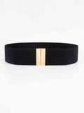 Alloy Buckle Elastic Belt