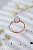 High Quality Natural Moonstone 925 Sterling Silver Ring