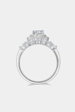 1 Carat Moissanite 925 Sterling Silver Crown Ring | Sparkling CZ Jewelry