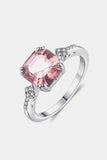 Morganite 925 Sterling Silver Ring