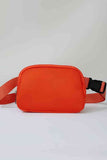 Buckle Zip Closure Fanny Pack