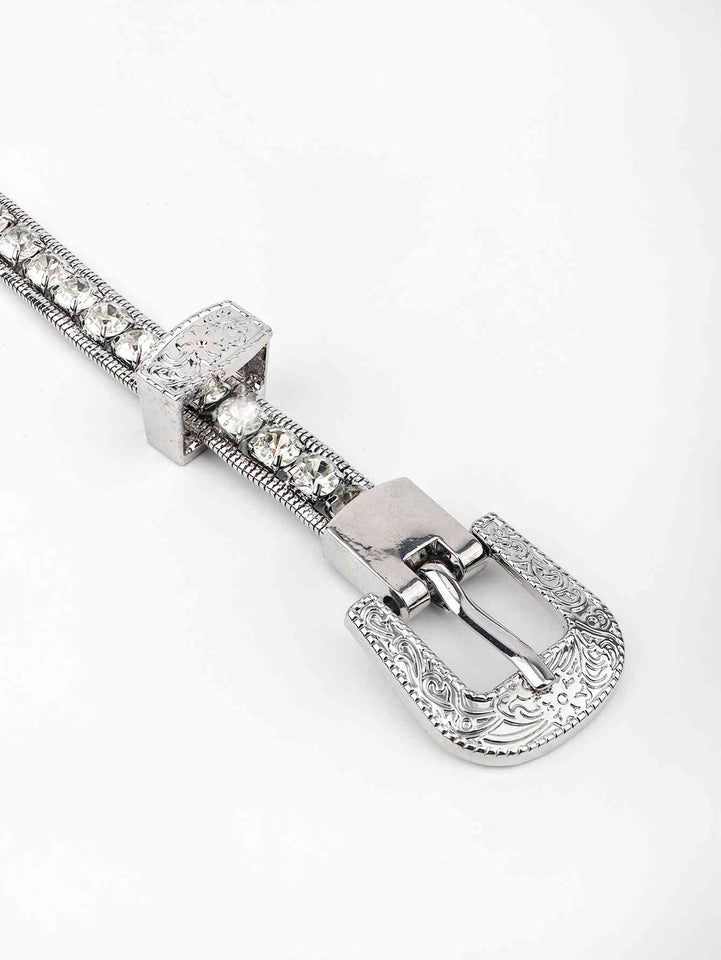 Rhinestone Metal Belt