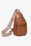 Adored It's Your Time PU Leather Sling Bag