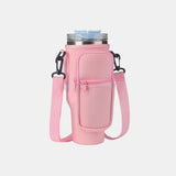 Insulated Tumbler Cup Sleeve With Adjustable Shoulder Strap