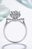 1 Carat Moissanite 925 Sterling Silver Ring