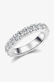 Adored 2.3 Carat Moissanite 925 Sterling Silver Eternity Ring