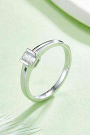 Moissanite 925 Sterling Silver Solitaire Ring
