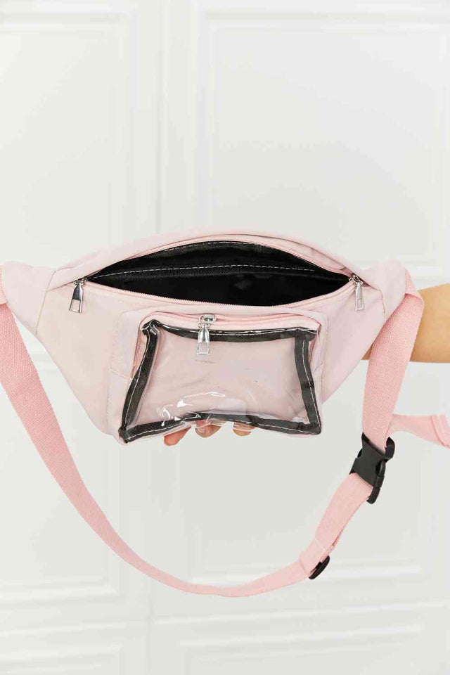 Fame Doing Me Waist Bag in Pink