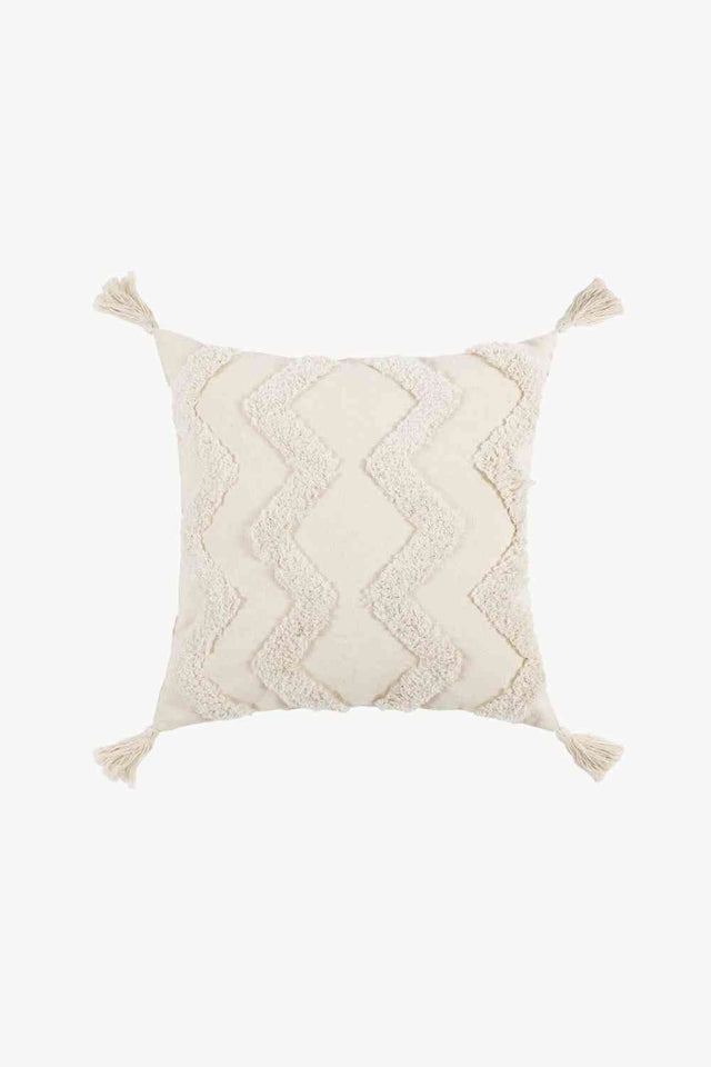 Fringe Decorative Throw Pillow Case