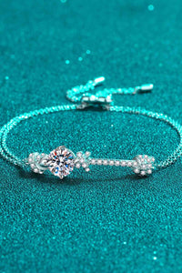 2 Carat Moissanite 925 Sterling Silver Bracelet