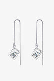 2 Carat Moissanite 925 Sterling Silver Threader Earrings